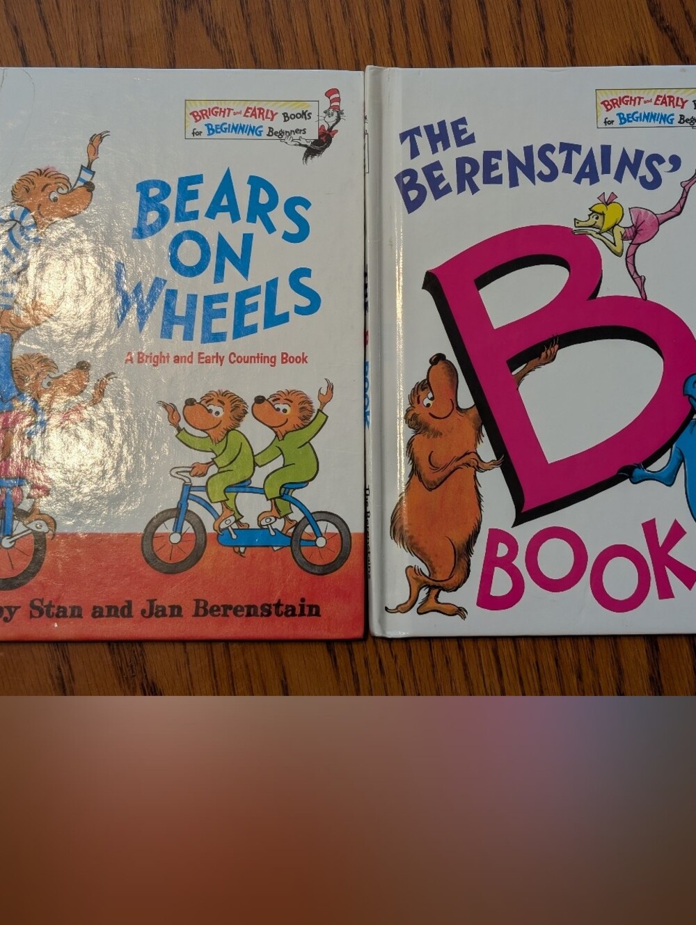 Bears on Wheels & The Berenstains' B Book - Colorful Kids Picture Books.